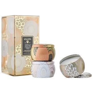 Voluspa x Sephora Mini Vanilla Tin Candle Set